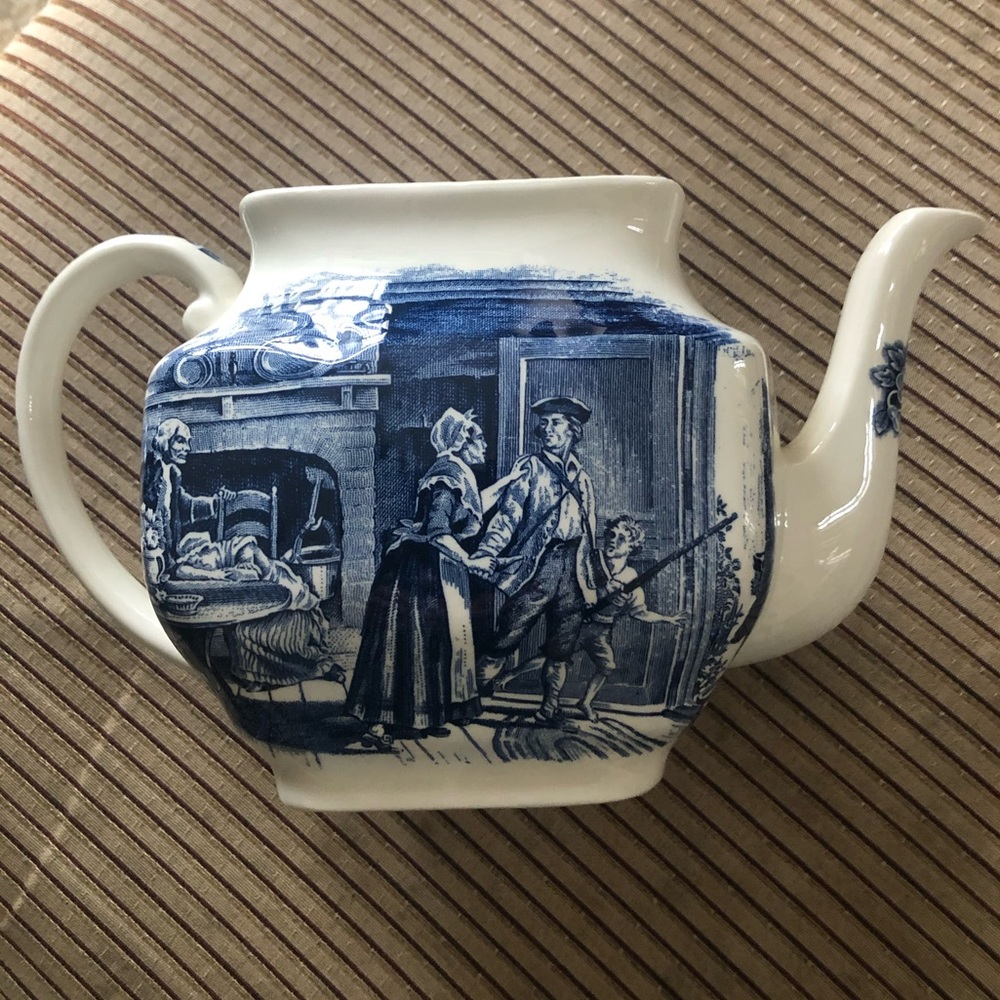 Vintage Liberty Blue Teapot